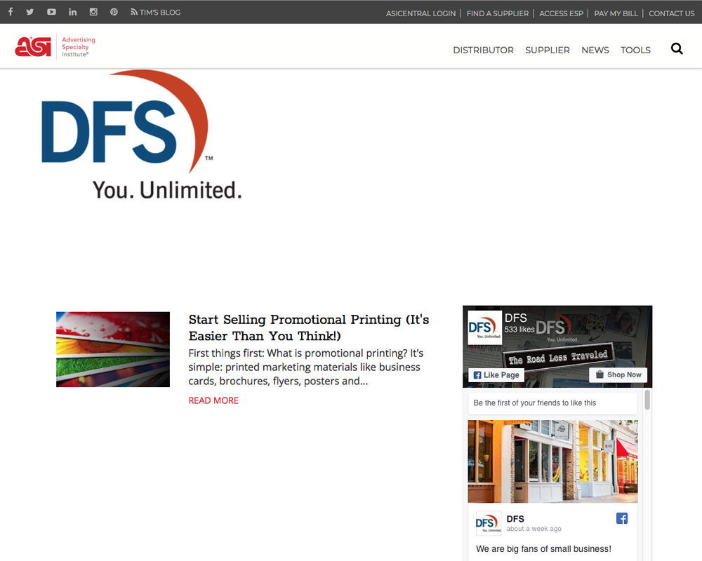 DFS Group Microsite